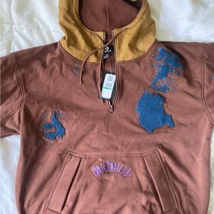 Converse x Bandulu 1/4 zip Pullover Hoodie